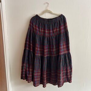 Vintage Plaid Skirt